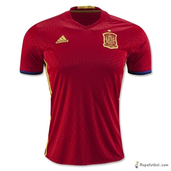 Camiseta España Replica Primera Ropa 2016 Rojo